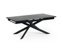 Osaka 160cm Extending Dining Table - Graphite Stone