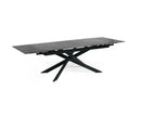 Osaka 160cm Extending Dining Table - Graphite Stone
