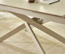 Osaka 160cm Extending Dining Table - Natural Stone