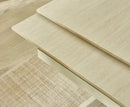 Osaka 160cm Extending Dining Table - Natural Stone