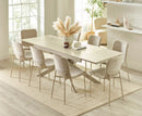 Osaka 160cm Extending Dining Table - Natural Stone