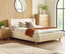 Obrie 5ft Boucle Kingsize Bed - Beige