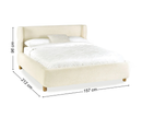 Obrie 5ft Boucle Kingsize Bed - Beige