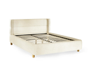 Obrie 5ft Boucle Kingsize Bed - Beige