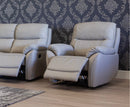 Pacey 1 Seater Manual Reclining Sofa - Pearl Grey