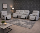 Pacey 3+1+1 Seater Manual Reclining Sofa Set - Pearl Grey