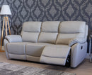 Pacey 3 Seater Manual Reclining Sofa - Pearl Grey
