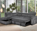 Palmer LHF Corner Sofa Bed - Dark Grey