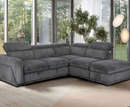 Palmer RHF Corner Sofa Bed - Dark Grey