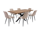 Panama 1.6m Extending Dining Table - Dark Oak