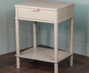 Parson 1 drawer end table - Ivory