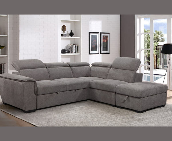 Paxton RHF Corner Sofa - Grey