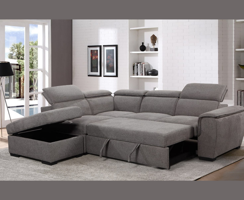 Paxton LHF Corner Sofa - Grey