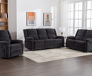 Perrie 3+2+1 Seater Reclining Sofa Set - Charcoal