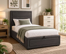 Perth 3ft Ottoman Bed Frame - Grey