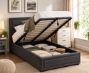 Perth 3ft Ottoman Bed Frame - Grey