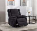 Perrie 3+2 Seater Reclining Sofa Set - Charcoal