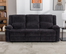 Perrie 3+2 Seater Reclining Sofa Set - Charcoal