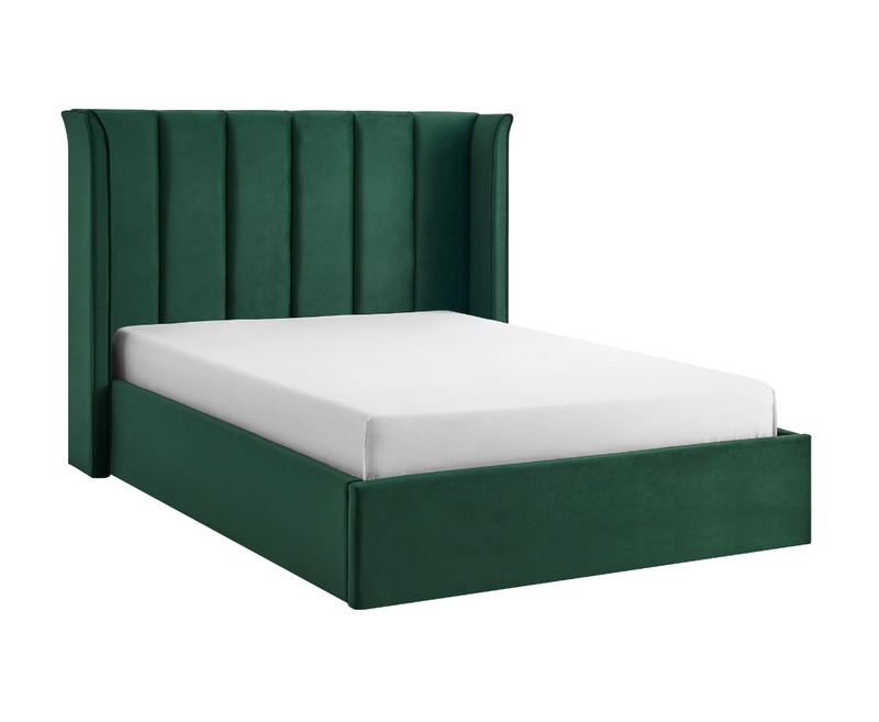Polaris 5ft Kingsize Ottoman Bed Frame - Emerald