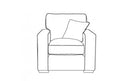 Chicago Custom Armchair - Standard back