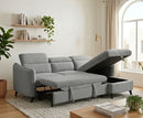 Qira Interchangeable Sofa Bed - Grey