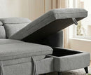Qira Interchangeable Sofa Bed - Grey