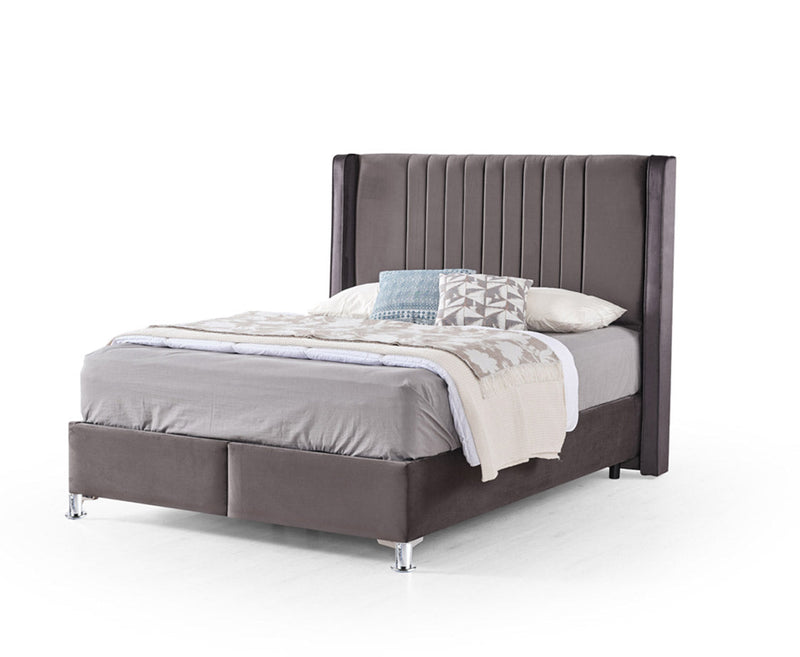 Roma 4ft 6 Double Ottoman Bed Pack - Cream | Grey