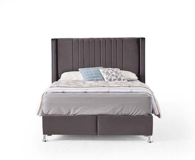 Roma 6ft Superking Ottoman Bed Pack - Cream | Grey