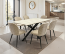 Realt 1.6m 7PC Dining Set - Beige