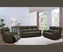 Reni 1 Seater Electric Leather Sofa - Dark Grey