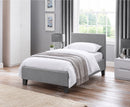 Riley 3ft Single Bed Frame - Light Grey