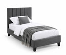 Rosa 3ft Single Bed Frame - Grey