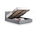 Ruben Lift-Up Storage Bed In Linen Fabric 150Cm