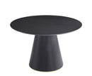 Rueben Round Dining Table - Black