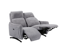 Knight 3+2+1 Seater Manual Reclining Sofa Set - Pewter
