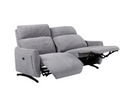 Ryder 3 Seater Manual Reclining Sofa - Pewter