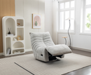 Knight Reclining Chair - Light Grey