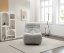Knight Reclining Chair - Light Grey