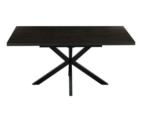 Lari 1.2m Extending Dining Table - Black
