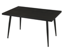Lari 1.4m Fixed Dining Table - Black
