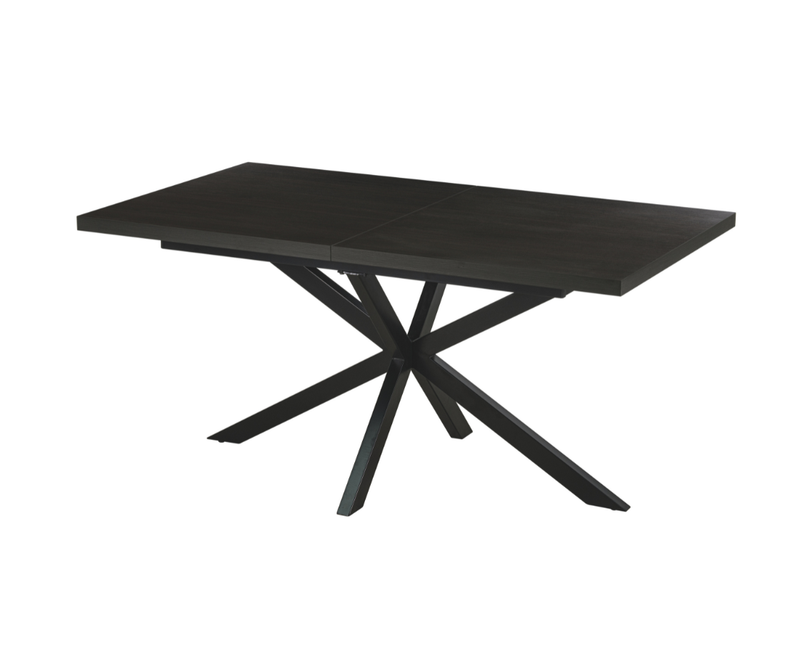 Lari 1.6m Extending Dining Table - Black