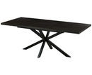 Lari 1.6m Extending Dining Table - Black