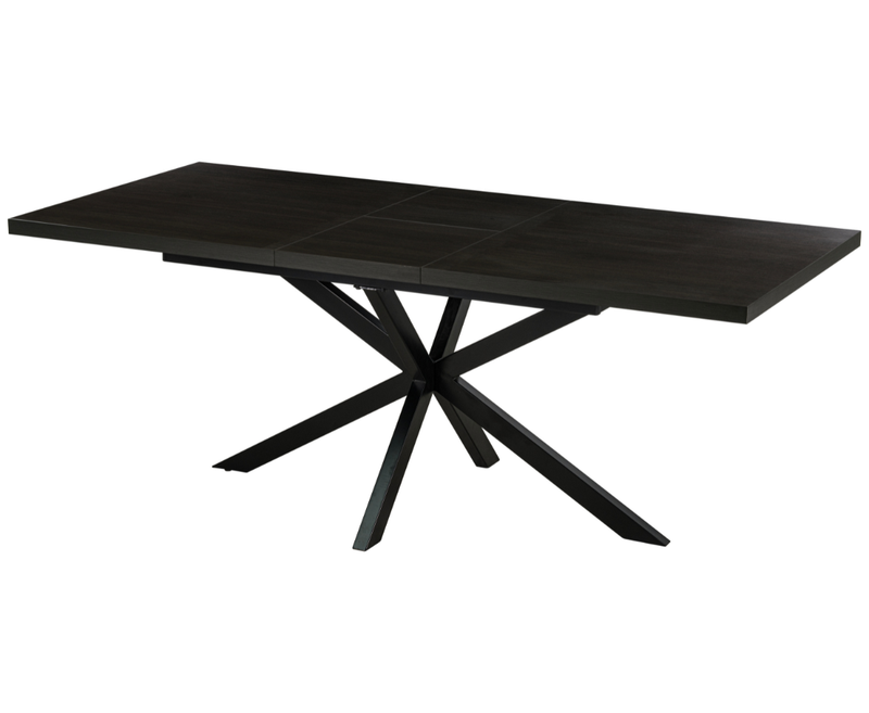 Lari 1.6m Extending Dining Table - Black