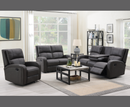 Samson 3 Seater Manual Recliner Sofa - Grey