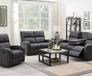 Samson 3+1+1 Seater Manual Recliner Sofa - Grey