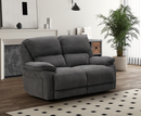 Seymour 2 Seater Electric Sofa - Dark Grey