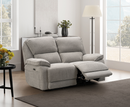 Seymour 2 Seater Electric Sofa - Light Grey