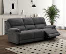 Seymour 3+2+1 Seater Electric Sofa Set - Dark Grey