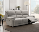 Seymour 3+2+1 Seater Electric Sofa Set - Light Grey