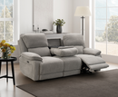 Seymour 3+2+1 Seater Electric Sofa Set - Light Grey